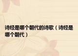 诗经是哪个朝代的诗歌（诗经是哪个朝代）