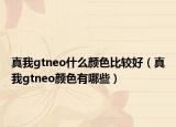 真我gtneo什么颜色比较好（真我gtneo颜色有哪些）