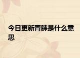 今日更新青睐是什么意思
