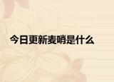 今日更新麦哨是什么