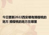 今日更新2022西安哪有摘樱桃的地方 摘樱桃的地方在哪里