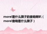 morel是什么牌子的音响喇叭（morel音响是什么牌子）