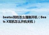 beatsx耳机怎么强制开机（Beats X耳机怎么开机关机）