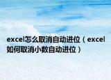 excel怎么取消自动进位（excel如何取消小数自动进位）