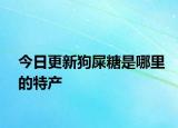 今日更新狗屎糖是哪里的特产