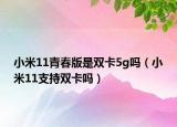小米11青春版是双卡5g吗（小米11支持双卡吗）