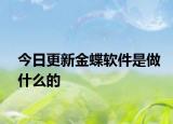 今日更新金蝶软件是做什么的