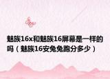 魅族16x和魅族16屏幕是一样的吗（魅族16安兔兔跑分多少）