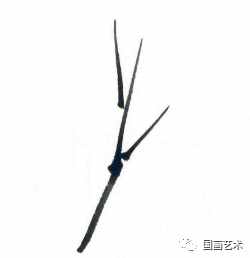 图文教程：写意墨竹枝叶组合画法