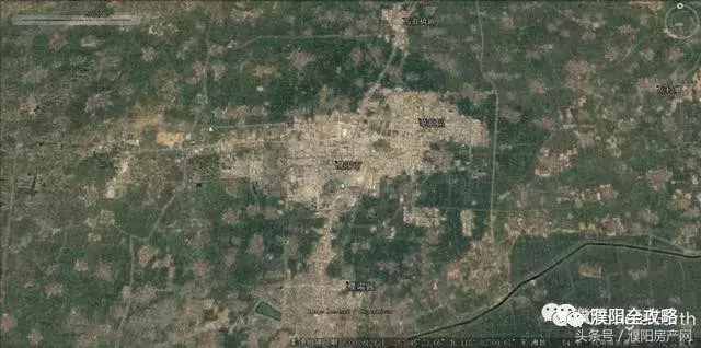 16张卫星地图看濮阳30年城市变迁