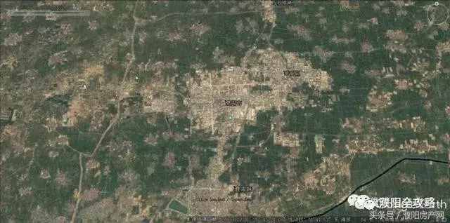 16张卫星地图看濮阳30年城市变迁