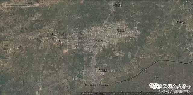 16张卫星地图看濮阳30年城市变迁