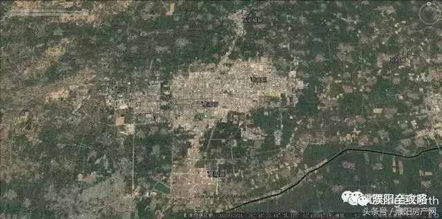 16张卫星地图看濮阳30年城市变迁