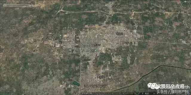 16张卫星地图看濮阳30年城市变迁