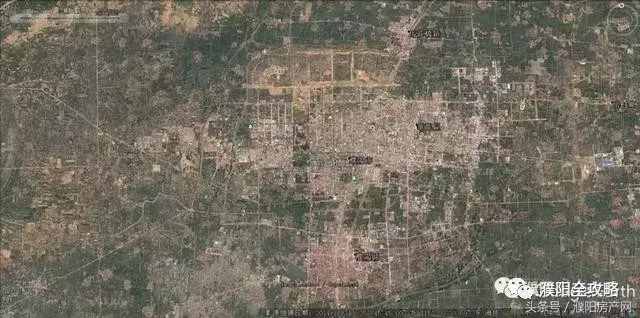 16张卫星地图看濮阳30年城市变迁