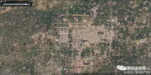 16张卫星地图看濮阳30年城市变迁