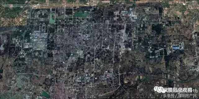 16张卫星地图看濮阳30年城市变迁