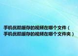 手机优酷缓存的视频在哪个文件（手机优酷缓存的视频在哪个文件夹）