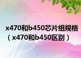 x470和b450芯片组规格（x470和b450区别）