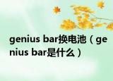 genius bar换电池（genius bar是什么）