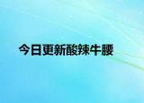 今日更新酸辣牛腰