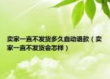 卖家一直不发货多久自动退款（卖家一直不发货会怎样）