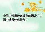 中国中铁是什么级别的国企（中国中铁是什么级别）