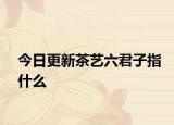 今日更新茶艺六君子指什么