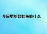 今日更新娃娃鱼吃什么
