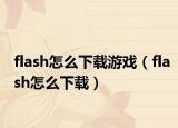 flash怎么下载游戏（flash怎么下载）