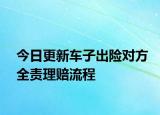 今日更新车子出险对方全责理赔流程