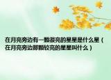 在月亮旁边有一颗很亮的星星是什么星（在月亮旁边那颗较亮的星星叫什么）
