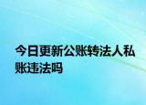 今日更新公账转法人私账违法吗