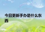 今日更新手办是什么东西