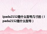 ipada2152是什么型号几寸的（ipada2152是什么型号）
