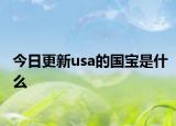 今日更新usa的国宝是什么