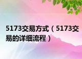 5173交易方式（5173交易的详细流程）