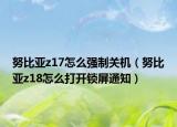 努比亚z17怎么强制关机（努比亚z18怎么打开锁屏通知）