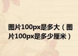 图片100px是多大（图片100px是多少厘米）