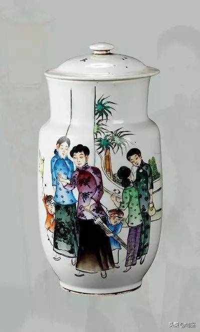 干货︱民国粉彩时装人物瓷器