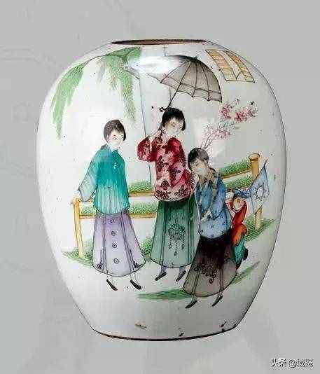 干货︱民国粉彩时装人物瓷器