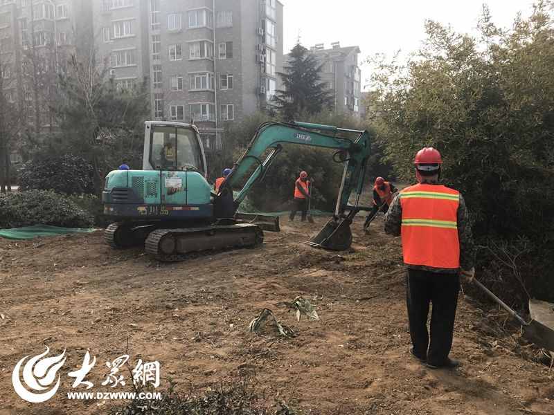 百通馨苑社区海绵楼院改造启动 李沧区年内完成改造60个