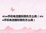 vivo手机电池图标颜色怎么调（vivo手机电池图标颜色怎么调）
