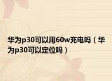 华为p30可以用60w充电吗（华为p30可以定位吗）
