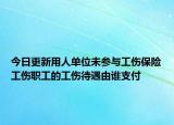今日更新用人单位未参与工伤保险工伤职工的工伤待遇由谁支付