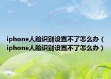 iphone人脸识别设置不了怎么办（iphone人脸识别设置不了怎么办）
