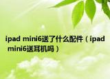 ipad mini6送了什么配件（ipad mini6送耳机吗）
