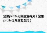 坚果pro2s无限屏宣传片（坚果pro2s无限屏怎么用）