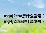 mgaj2cha是什么型号（mg4j2cha是什么型号）