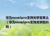 华为nova5pro支持光学变焦么（华为nova5pro支持光学防抖吗）